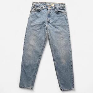 Vintage Levis 550 relaxed fit tapered leg 90s 1995 denim jeans